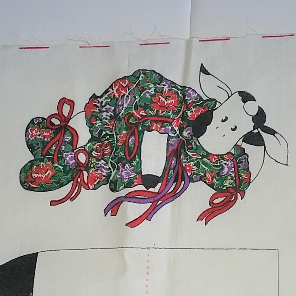 Wamsutta fabric panel